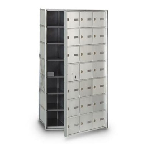 Front Loading 20-Door Horizontal Mailbox